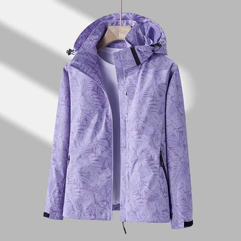 Giacca con Cappuccio da Donna Impermeabile e Antivento - Elegante Leggera