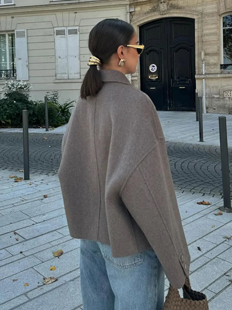 Giacca corta da donna oversized