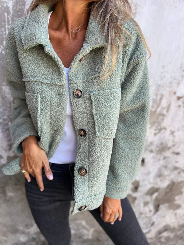 Giacca da Donna con Bottoni e Colletto