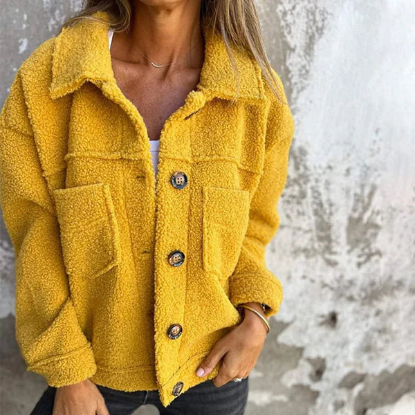 Giacca da Donna con Bottoni e Colletto