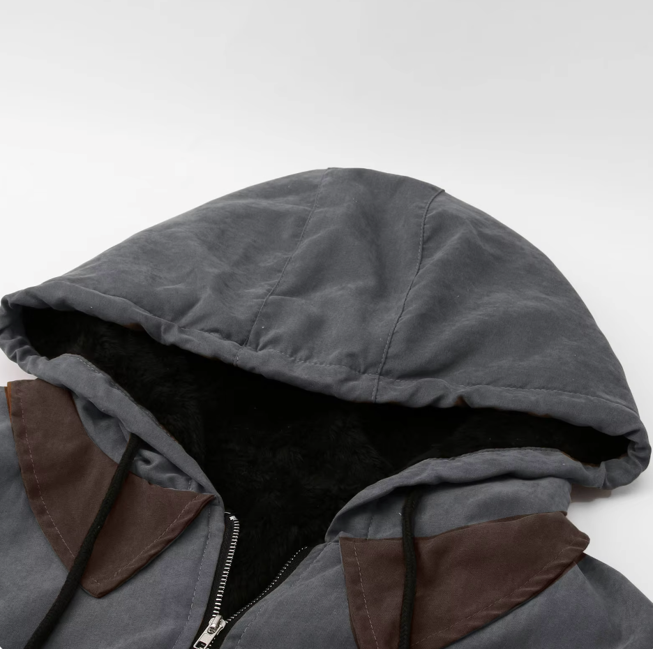 Giacca da Uomo con Cappuccio e Zip