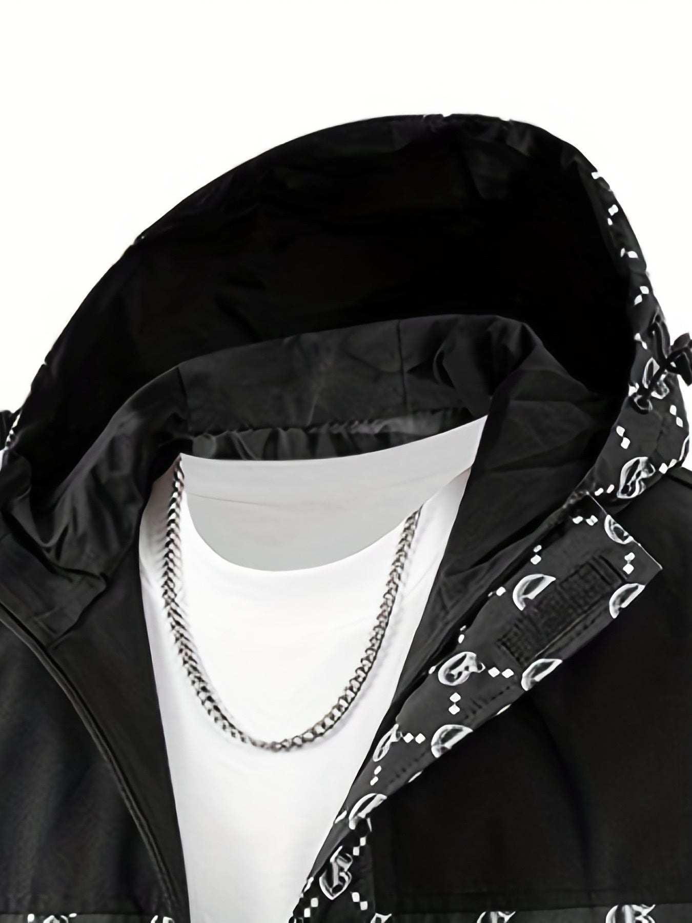 Giacca da Uomo con Cappuccio | Vestibilità Regular | Giacca a Vento con Zip | Look Casual Outdoor