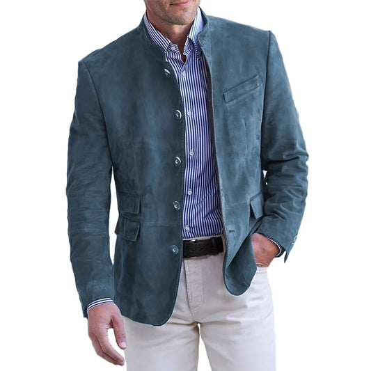 Giacca da Uomo Elegante con Colletto Vintage