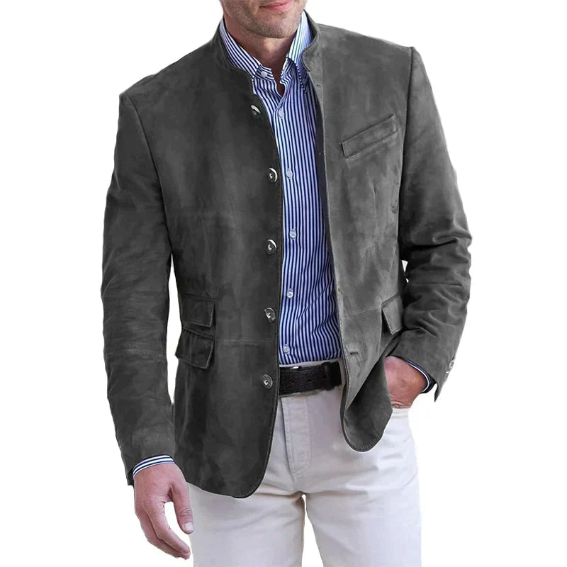 Giacca da Uomo Elegante con Colletto Vintage