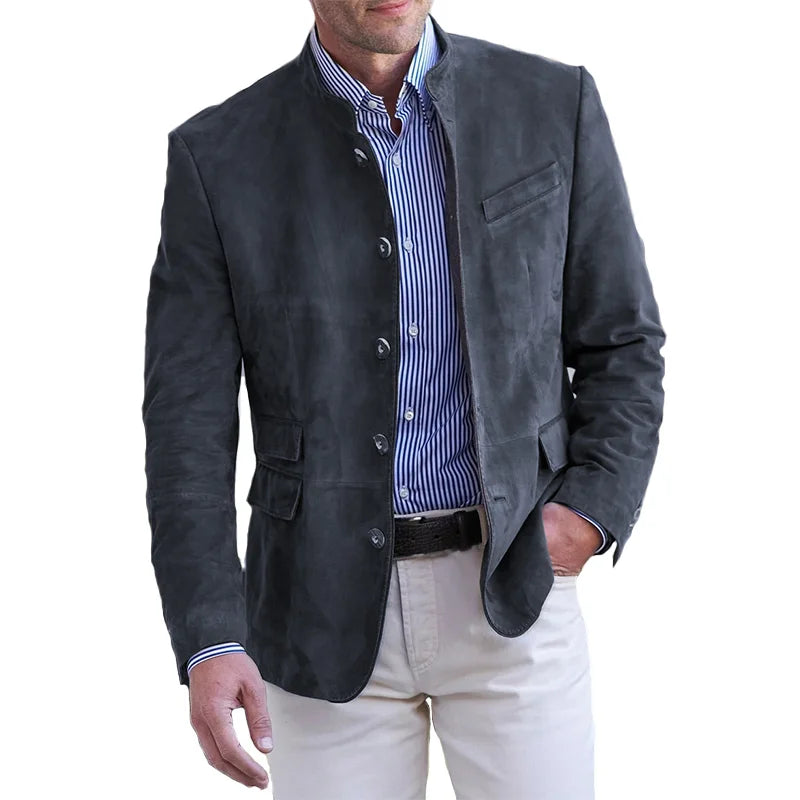 Giacca da Uomo Elegante con Colletto Vintage