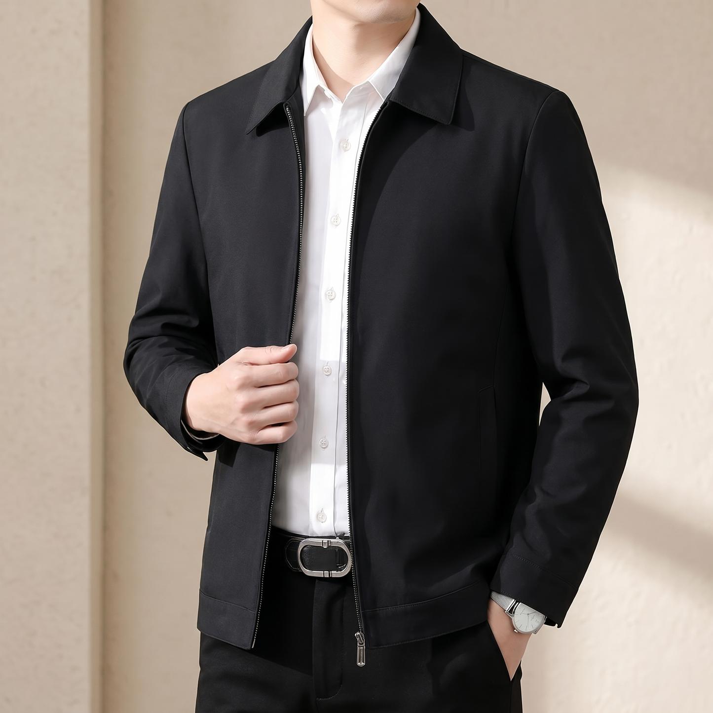 Giacca da Uomo in Misto Lana | Capo Spalla Elegante Smart-Casual per Look Business