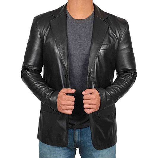 Giacca da uomo in pelle