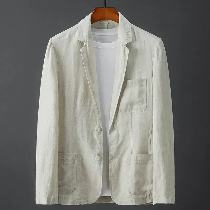 Giacca elegante in lino premium