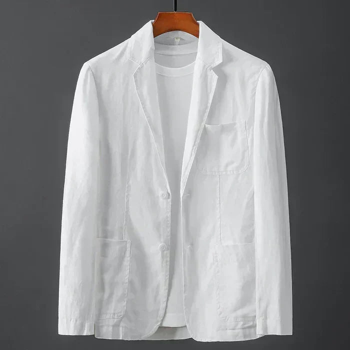 Giacca elegante in lino premium