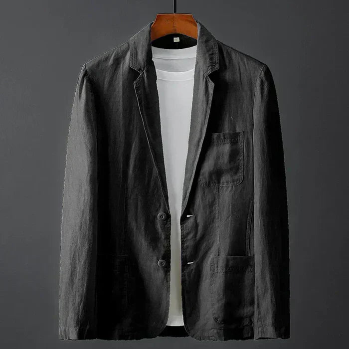 Giacca elegante in lino premium