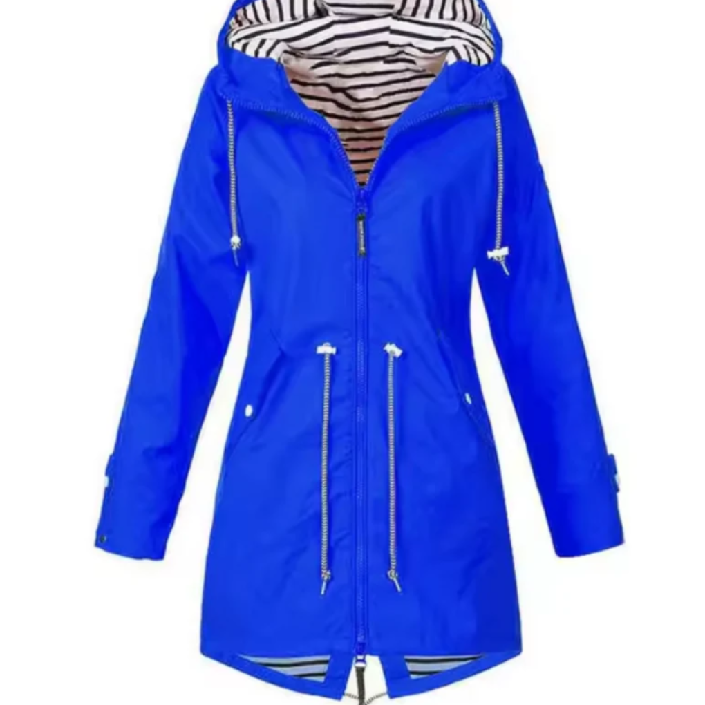 Giacca impermeabile da donna con cappuccio