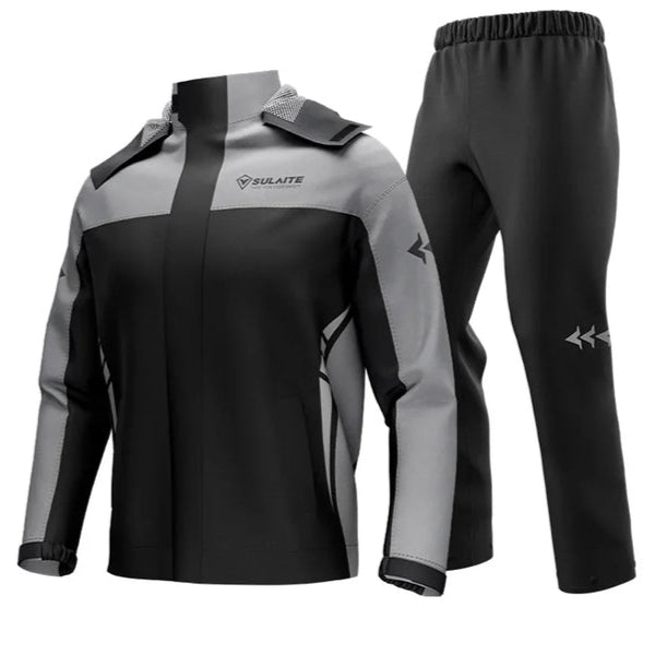 Giacca Impermeabile da Pioggia e Pantaloni Unisex