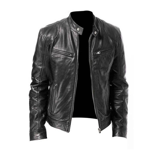 Giacca in pelle da uomo – Stile elegante per ogni occasione