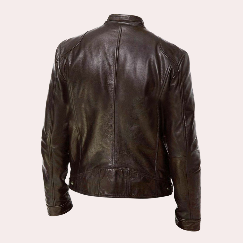 Giacca in pelle da uomo – Stile elegante per ogni occasione