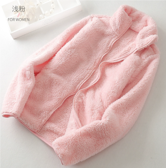 Giacca in pile reversibile da donna
