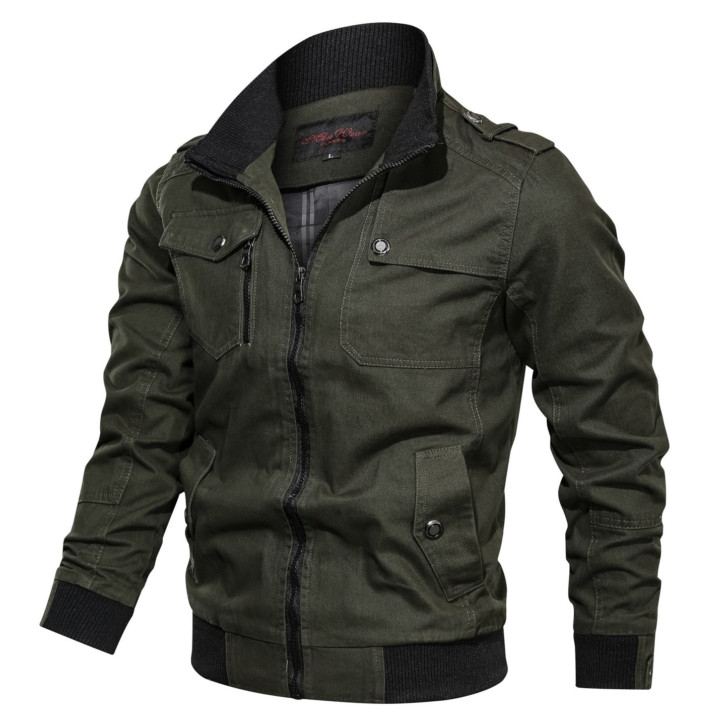 Giacca invernale stile militare da uomo – Una giacca antivento