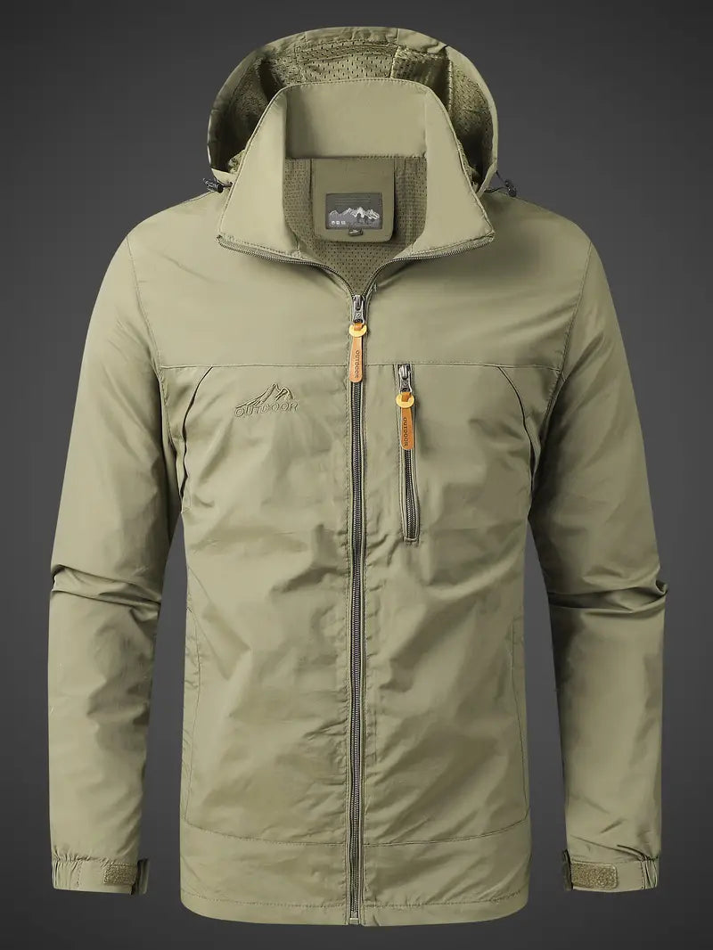 Giacca Outdoor da Uomo Impermeabile e Antivento per Tutte le Attività