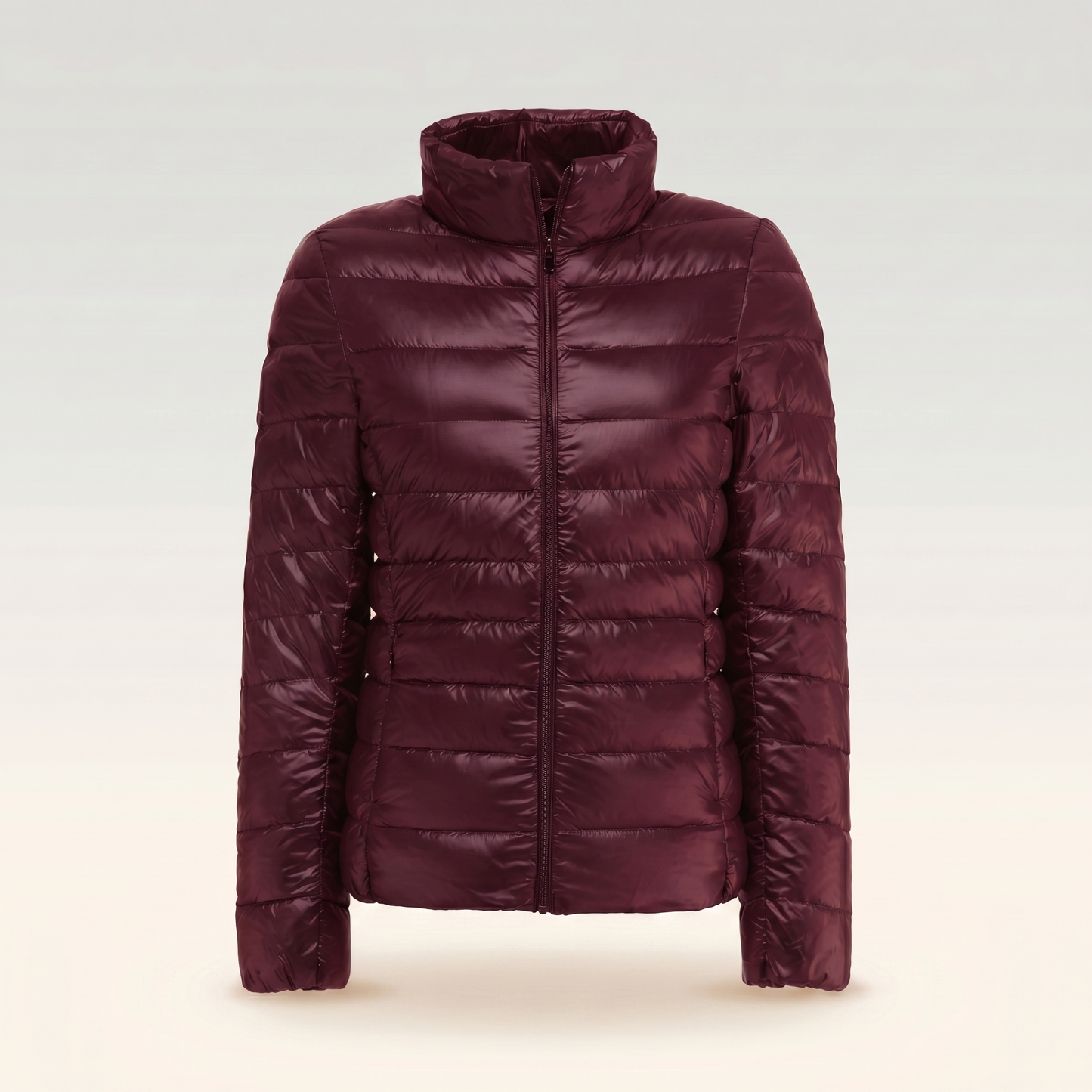 Giacca piumino trapuntata ultraleggera da donna | Cappotto invernale ripiegabile e tascabile