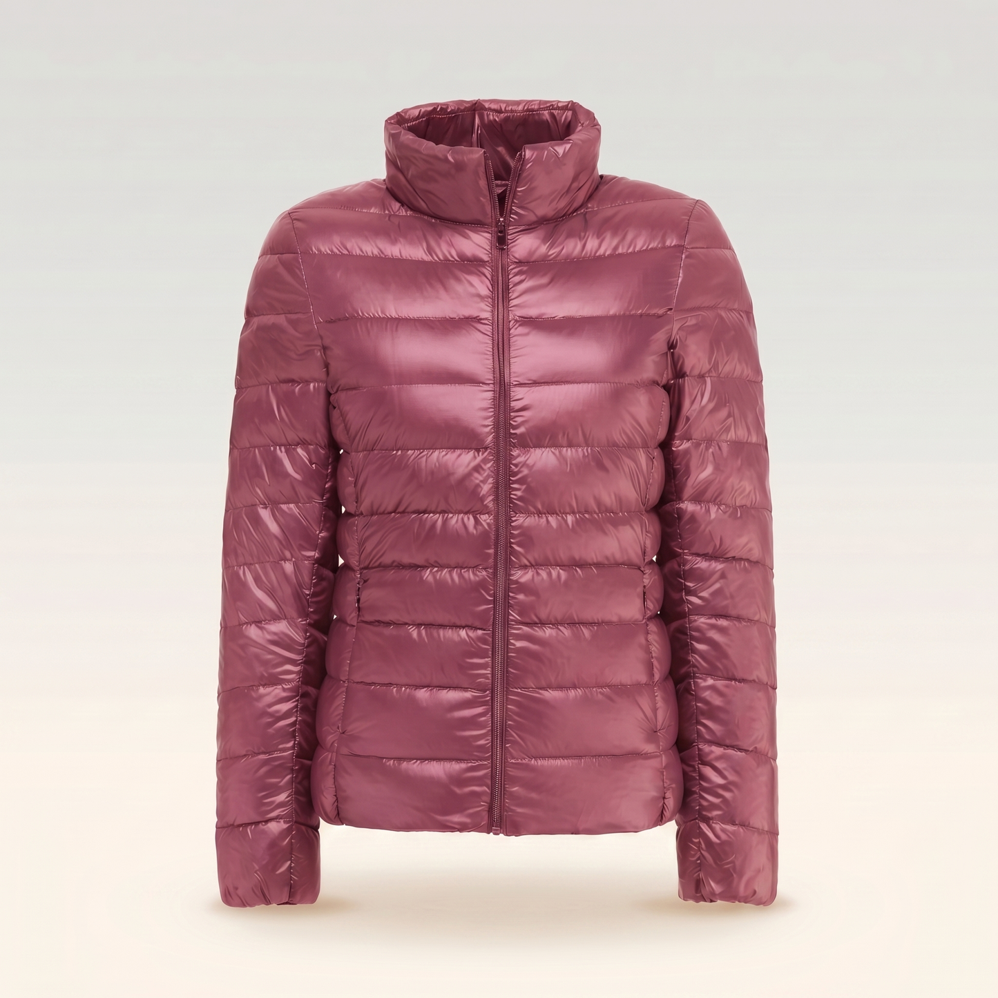 Giacca piumino trapuntata ultraleggera da donna | Cappotto invernale ripiegabile e tascabile