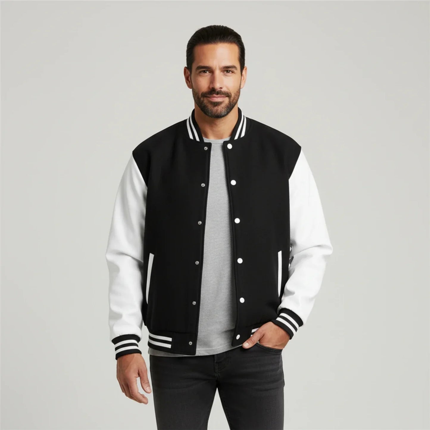 Giacca varsity classica da uomo