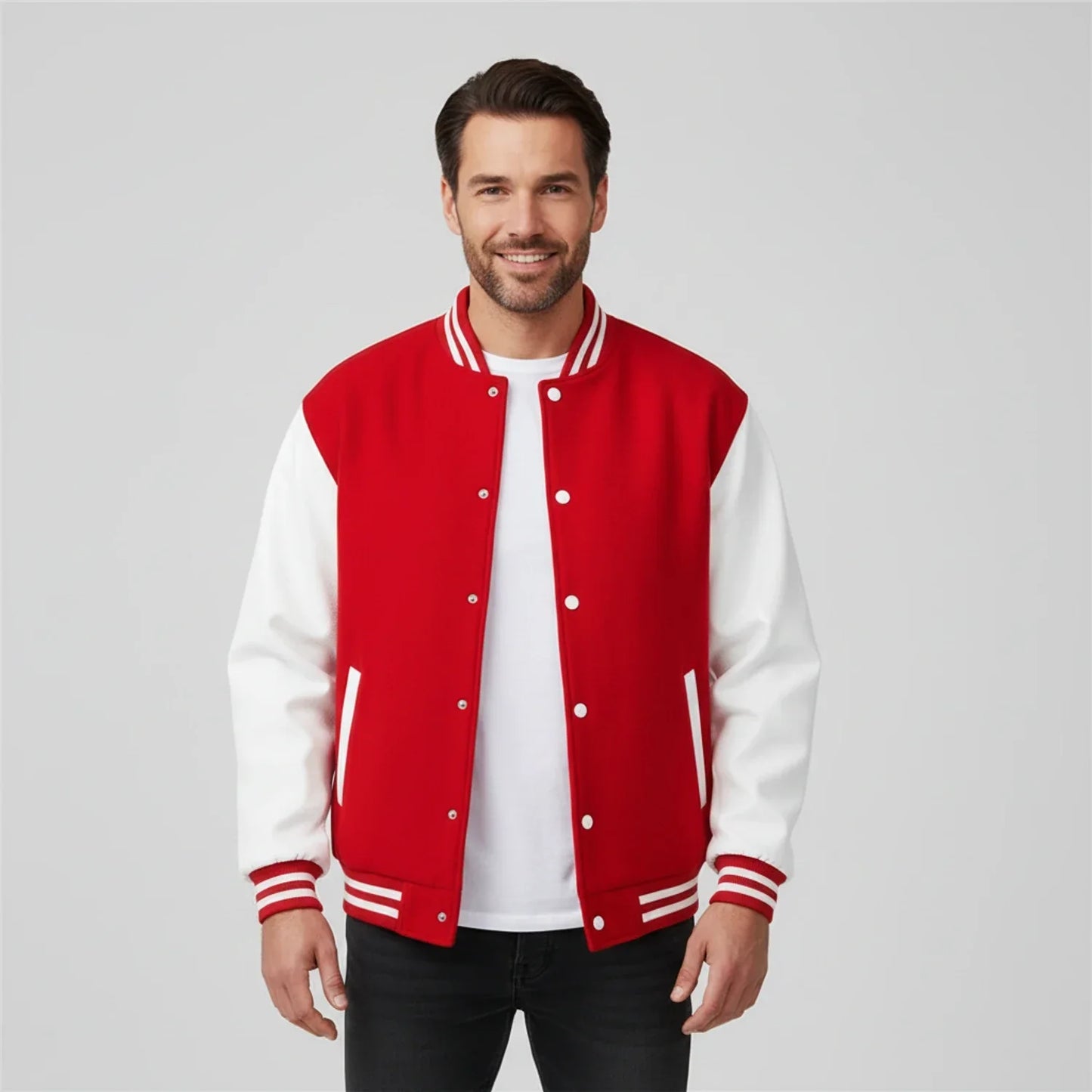 Giacca varsity classica da uomo