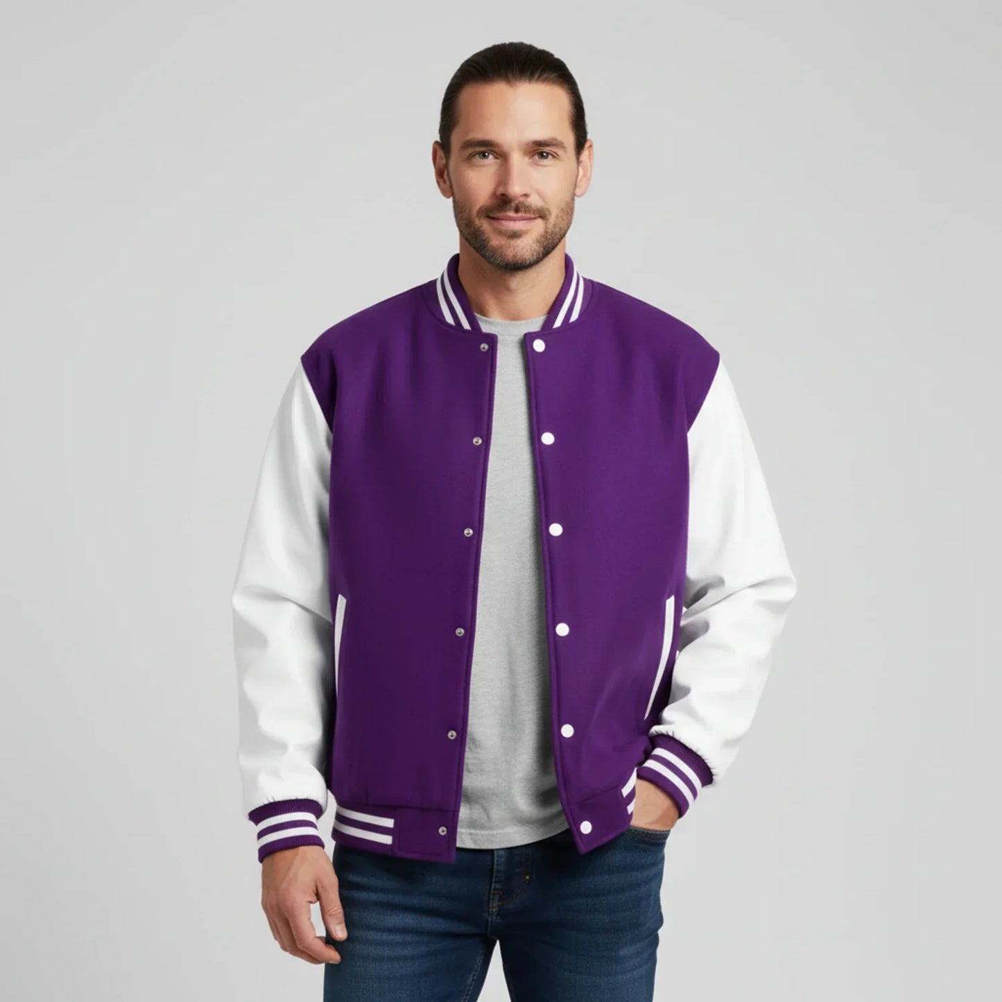 Giacca varsity classica da uomo