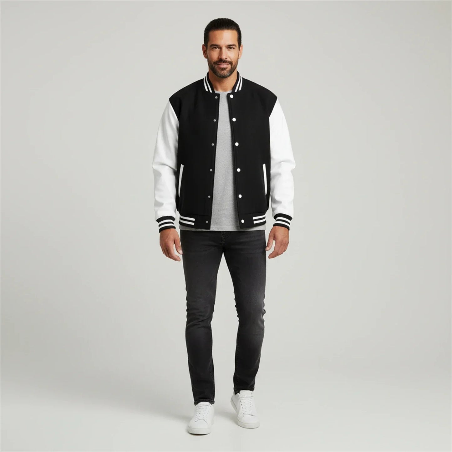 Giacca varsity classica da uomo
