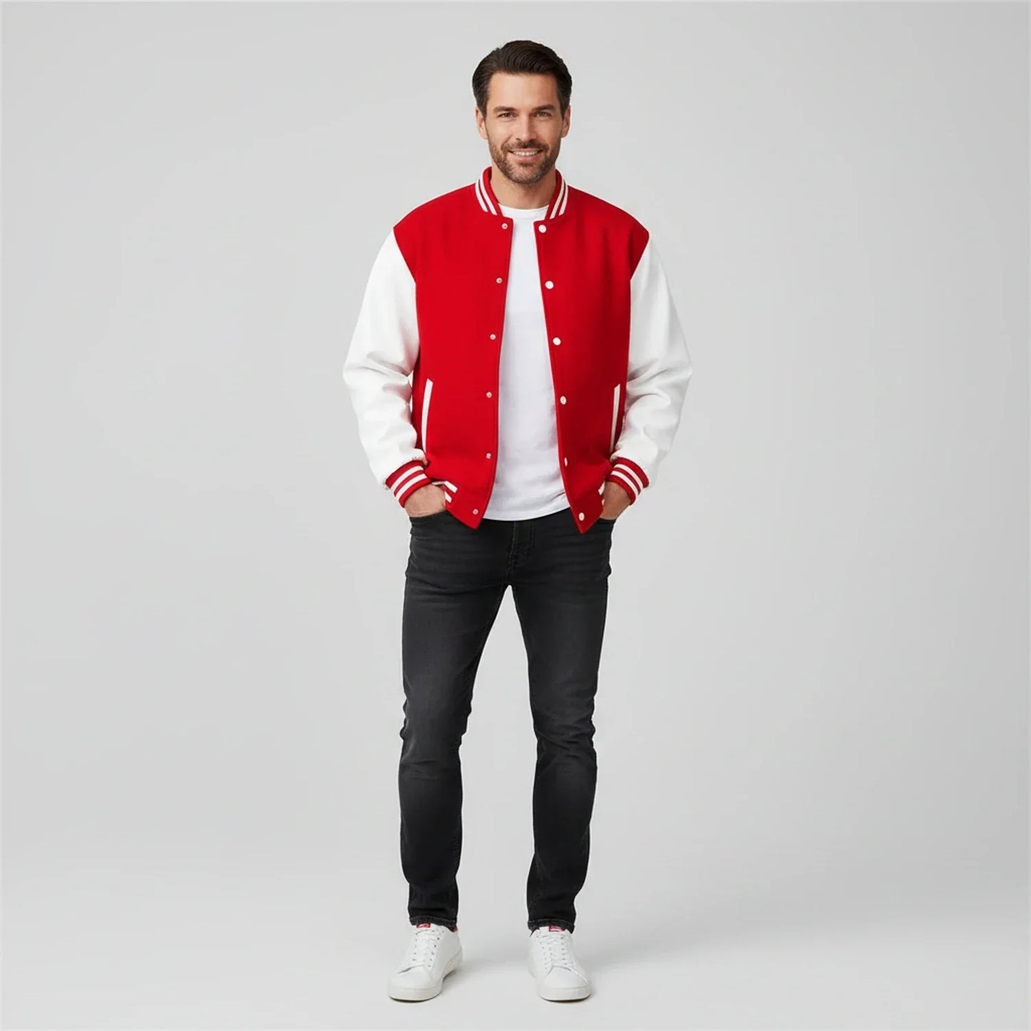 Giacca varsity classica da uomo