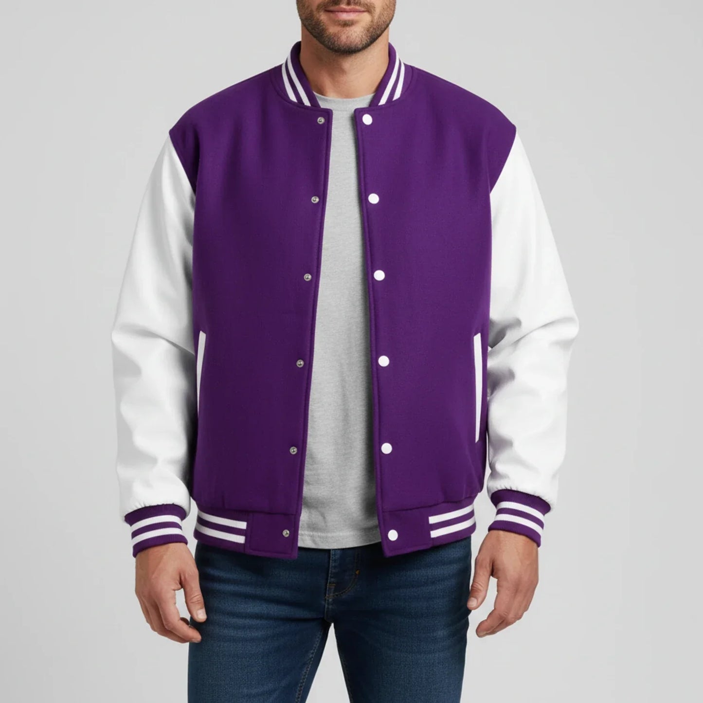 Giacca varsity classica da uomo