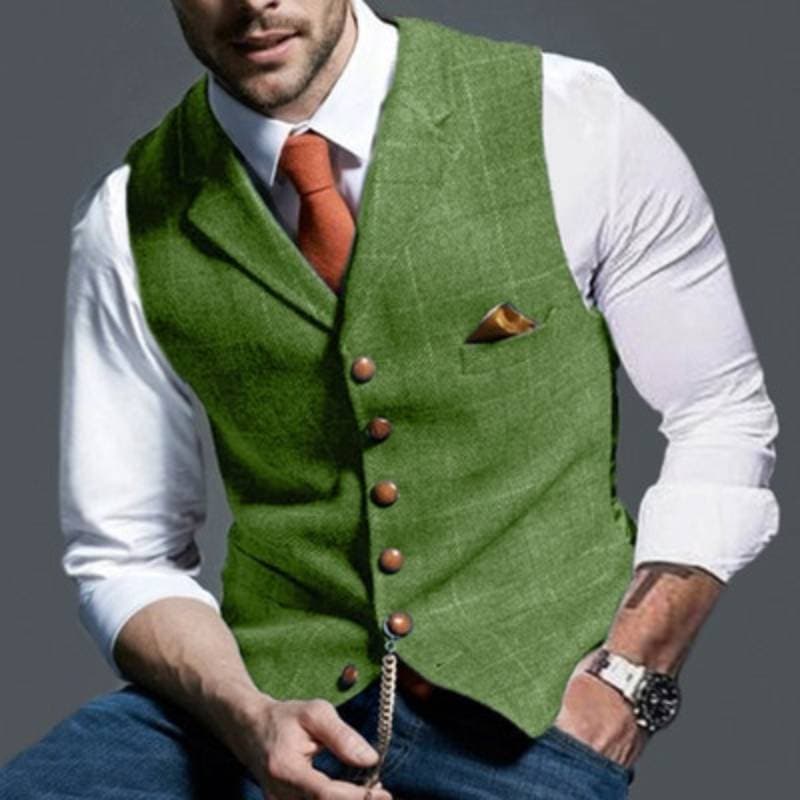 Gilet da abito leggero – Elegante motivo a quadri e abbigliamento tutti i giorni