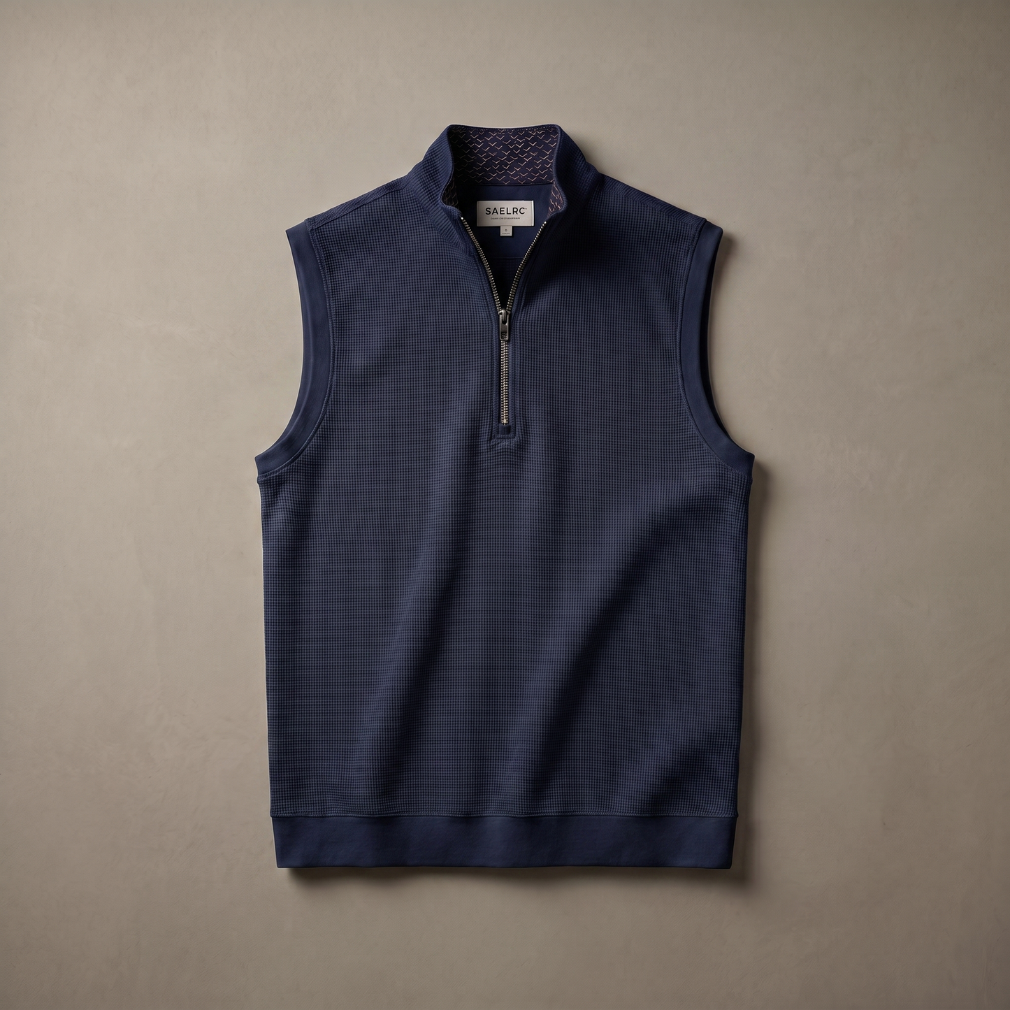 Gilet da golf da uomo stretch con zip a un quarto | Abbigliamento tecnico antivento e traspirante