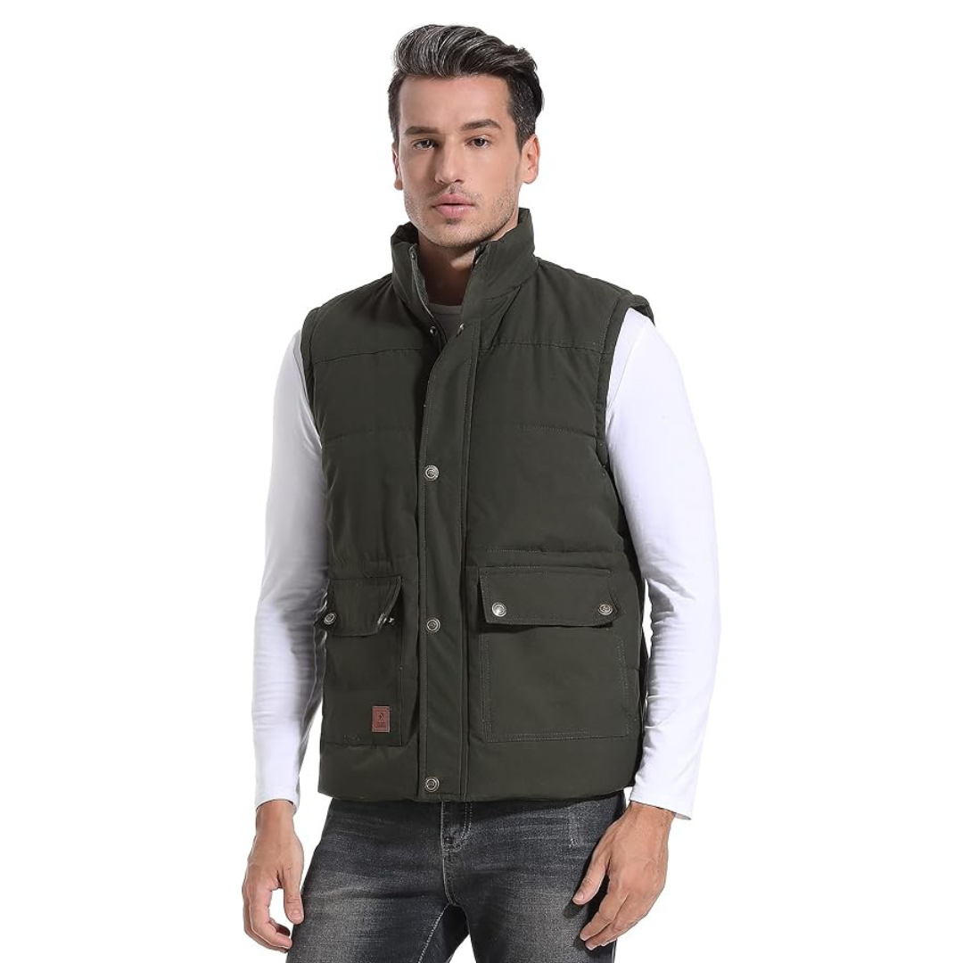 Gilet da uomo smanicato