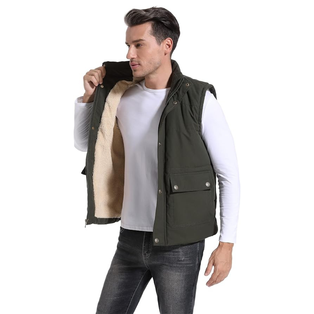 Gilet da uomo smanicato