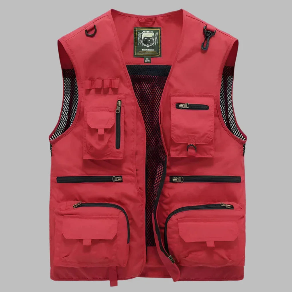 Gilet estivo multitasche