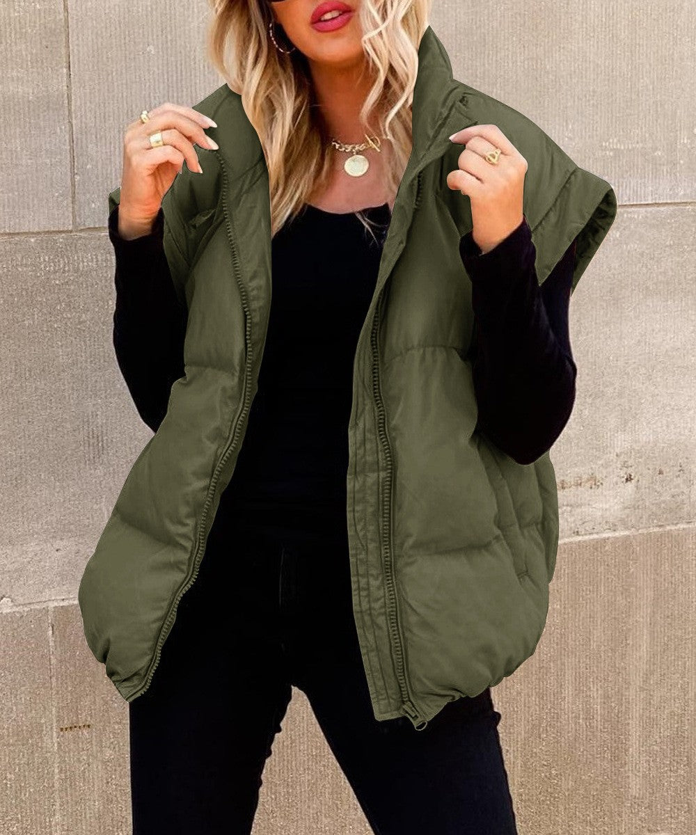 Gilet imbottito smanicato da donna