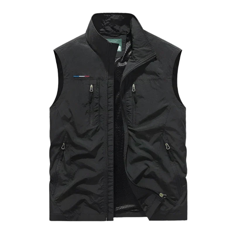Gilet Outdoor Leggero da Uomo con Zip