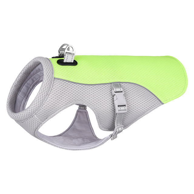 Gilet Rinfrescante Estivo per Bouledogue Francese, Traspirante, Resistente al Calore e Protettivo dal Sole