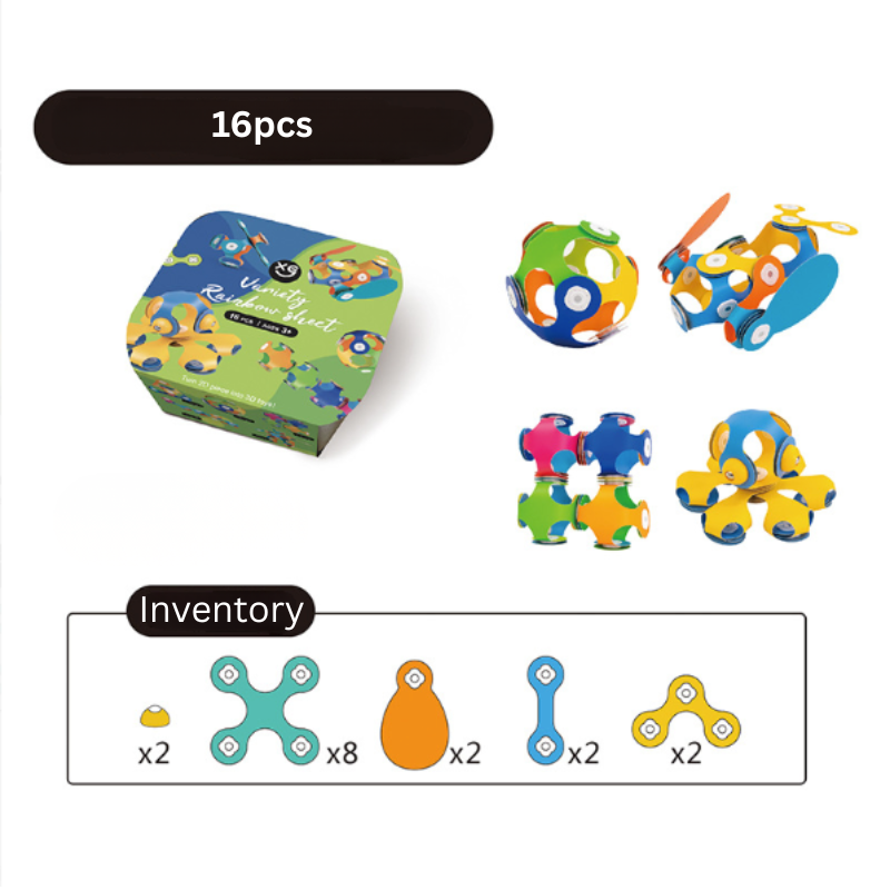 Giocattolo di Costruzioni Magnetiche STEM per Bambini
