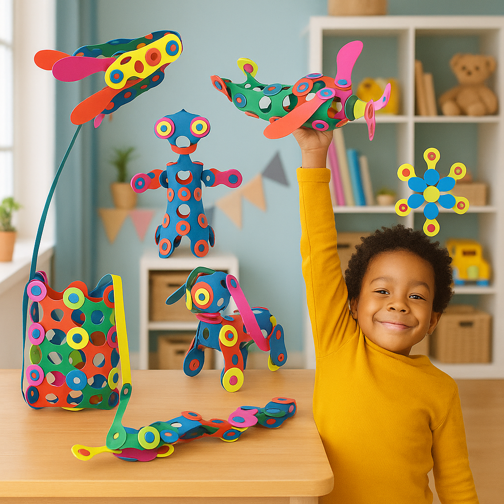 Giocattolo di Costruzioni Magnetiche STEM per Bambini