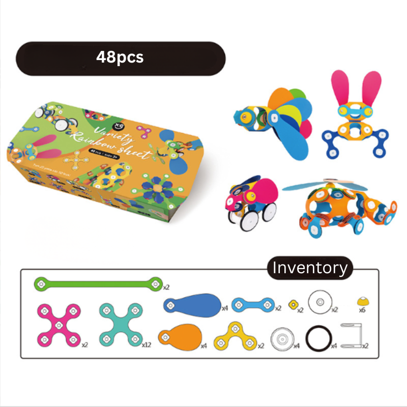 Giocattolo di Costruzioni Magnetiche STEM per Bambini