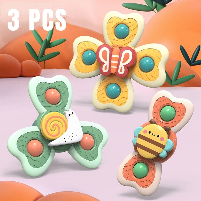 Giocattolo fidget spinner con ventosa