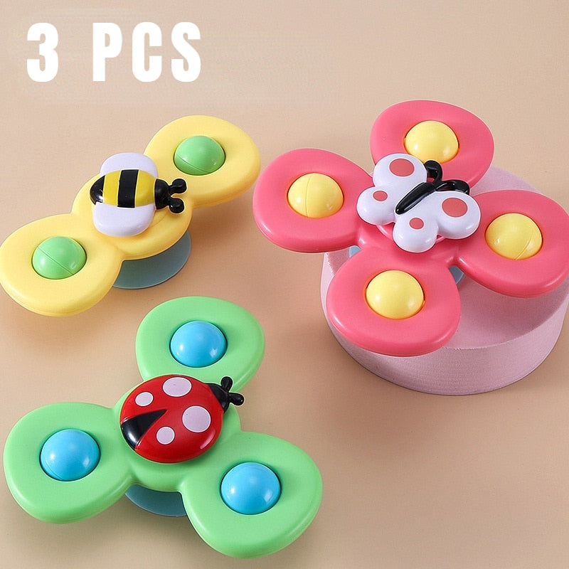 Giocattolo fidget spinner con ventosa