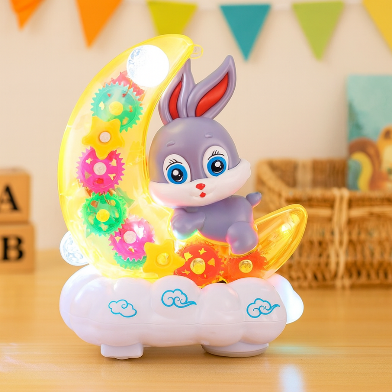 Giocattolo Interattivo Coniglietto Danzante Luminoso per Bambini