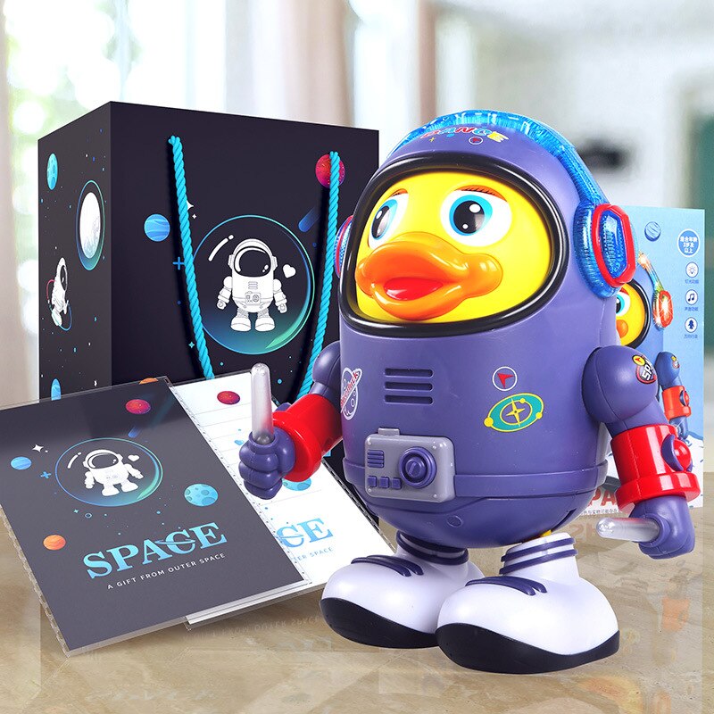 Giocattolo Paperetta Astronauta Ballerina Musicale per Bambini