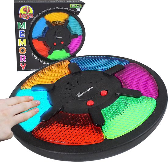 Gioco di Memoria Interattivo per Bambini con 15 Livelli di Difficoltà, Effetti Luminosi e Sonori – Sviluppa le Capacità di Memoria