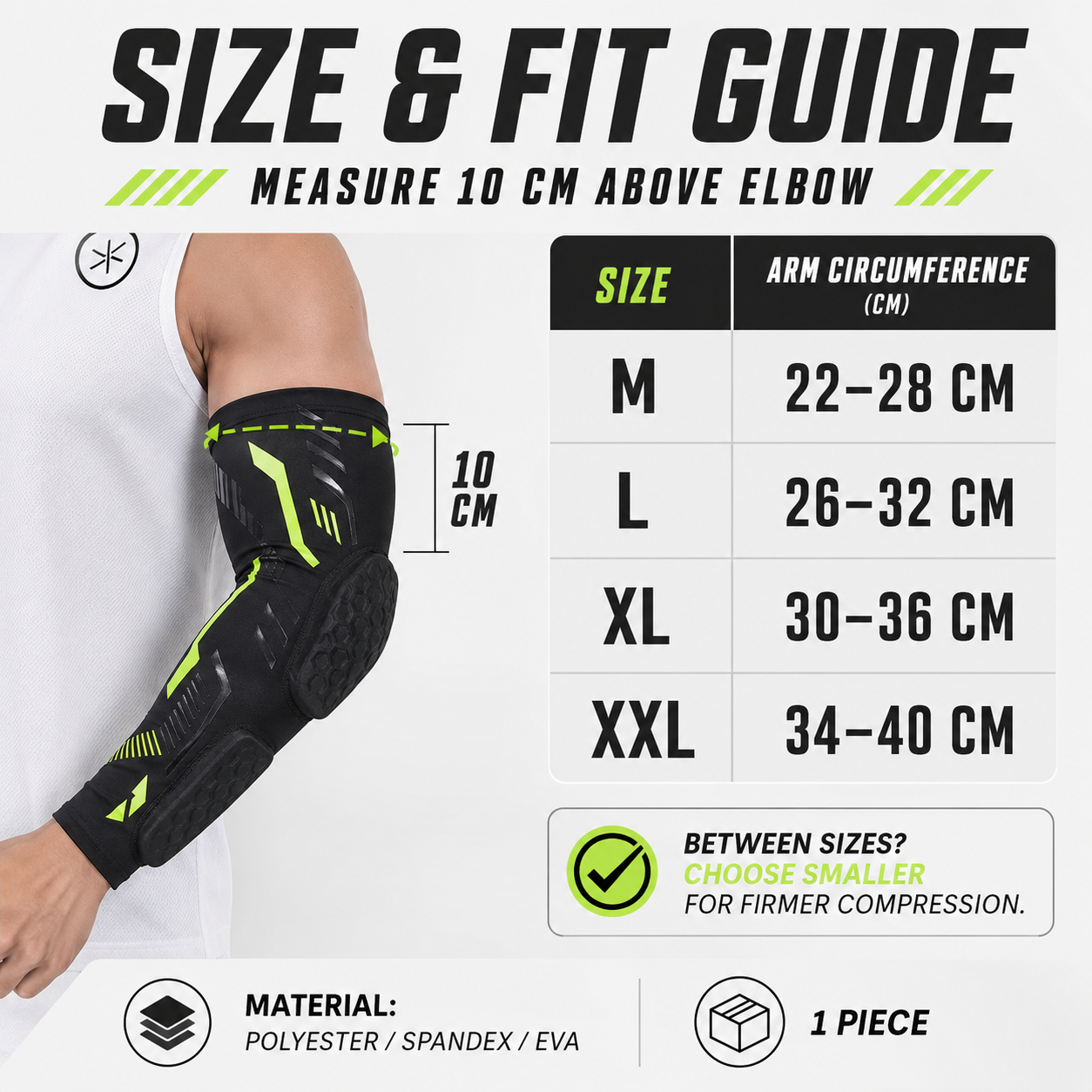 Gomitiera compressiva imbottita
