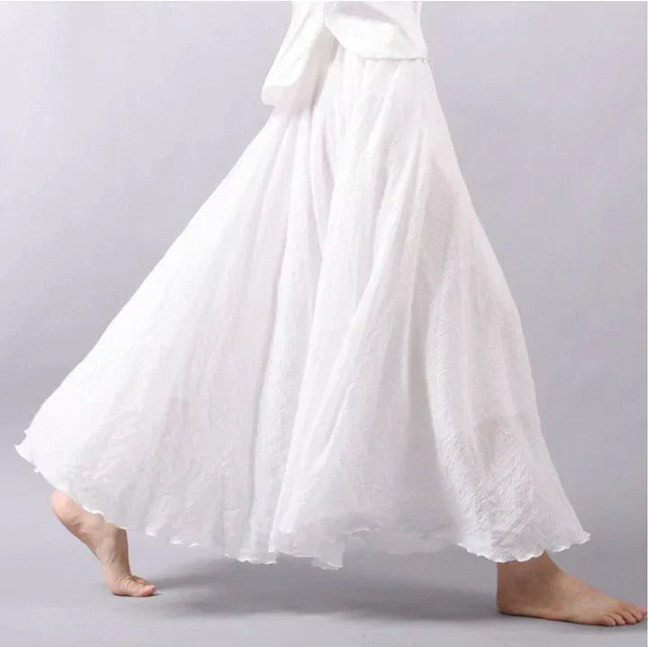 Gonna Maxi Fluida da Donna | Texture Rilievo