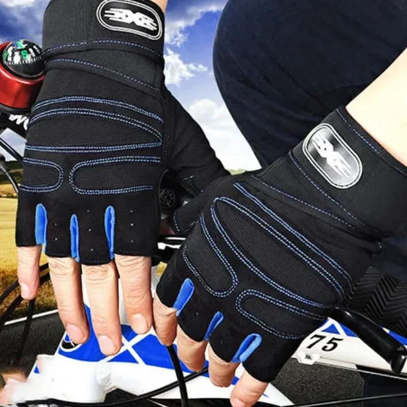 Guanti antiscivolo da allenamento e ciclismo con supporto per il polso