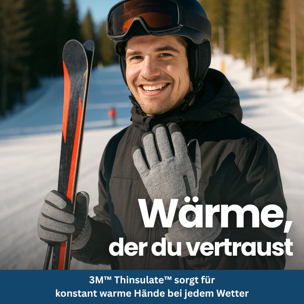 Guanti da esterno invernali caldi e impermeabili