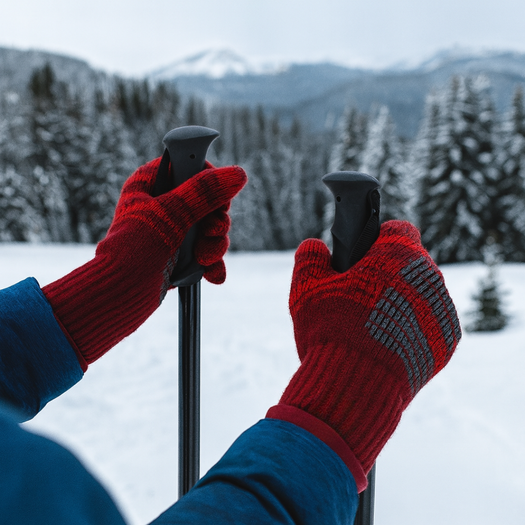 Guanti touch invernali in maglia